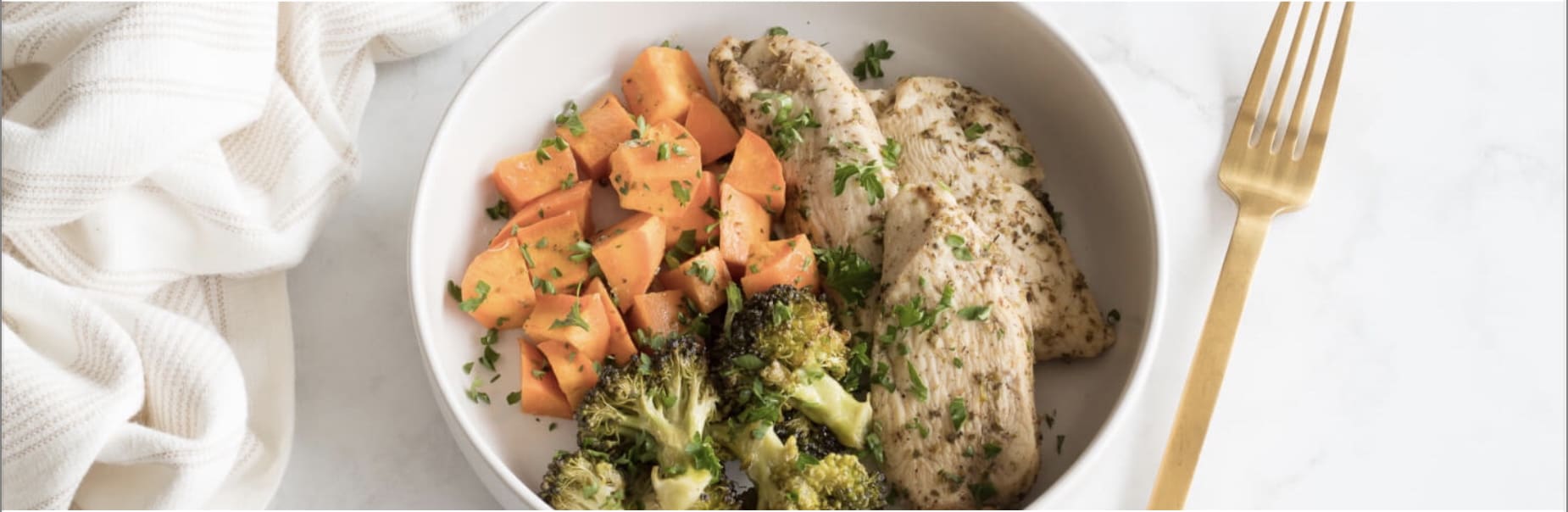 Summer recipes: sheet pan chicken, sweet potato & broccoli