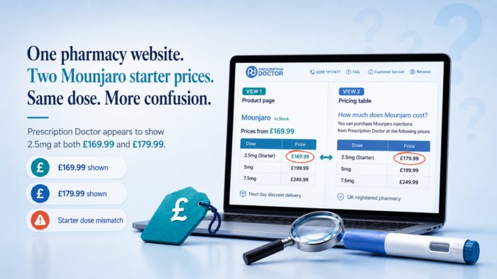 Same pharmacy. Same starter dose. Two Mounjaro prices.